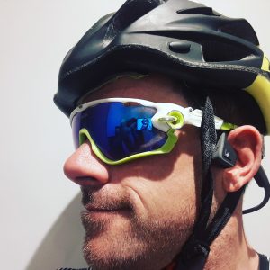 De bluetooth hoofdtelefoon om te fietsen Bone conduction